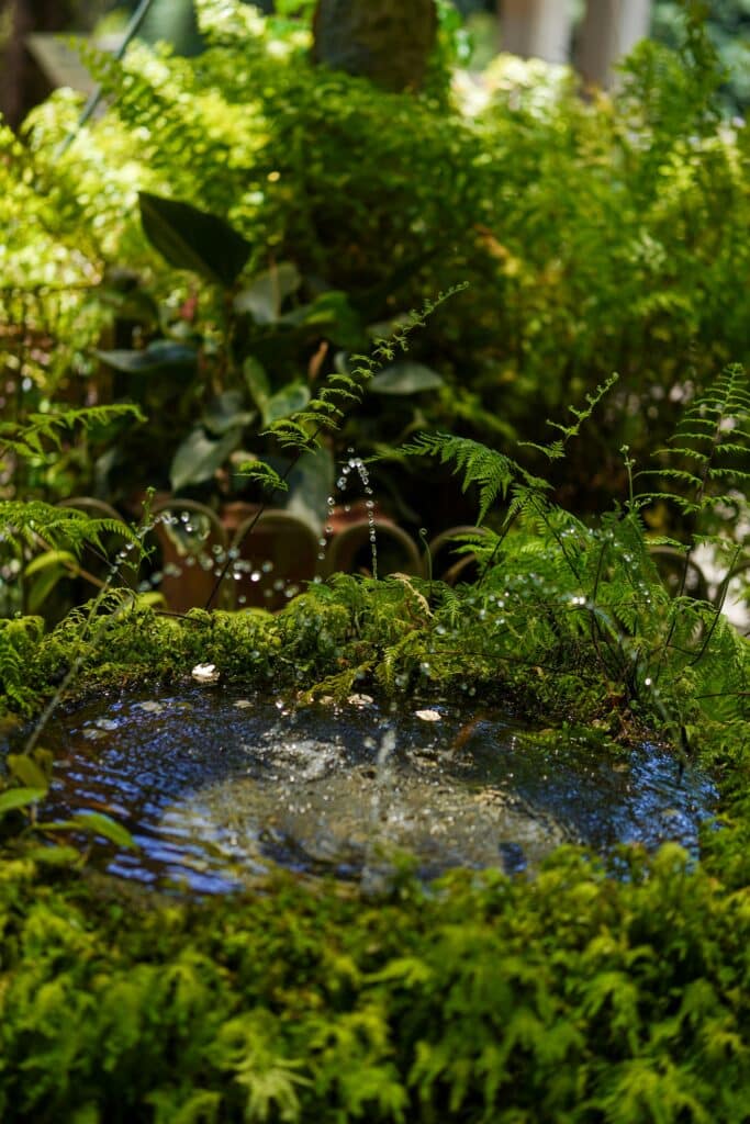 Custom water feature installation in Vail.